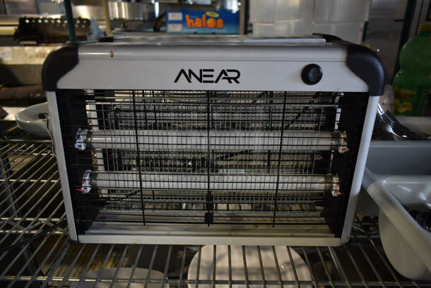 2 Anear IN10-E004 Metal Bug Zappers. 110 Volts, 1 Phase. 2 Times Your Bid! Tested and Working!