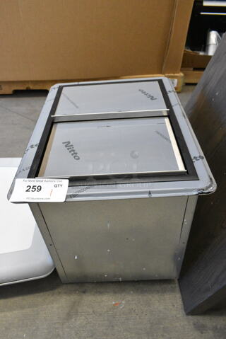 BRAND NEW SCRATCH AND DENT! Stainless Steel Drop In Ice Bin. 