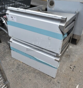 2 BRAND NEW! Stainless Steel Drawers. 2 Times Your Bid!