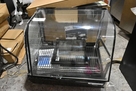 BRAND NEW SCRATCH AND DENT! Avantco Metal Countertop Display Case Merchandiser. See Pictures for Broken Glass. 