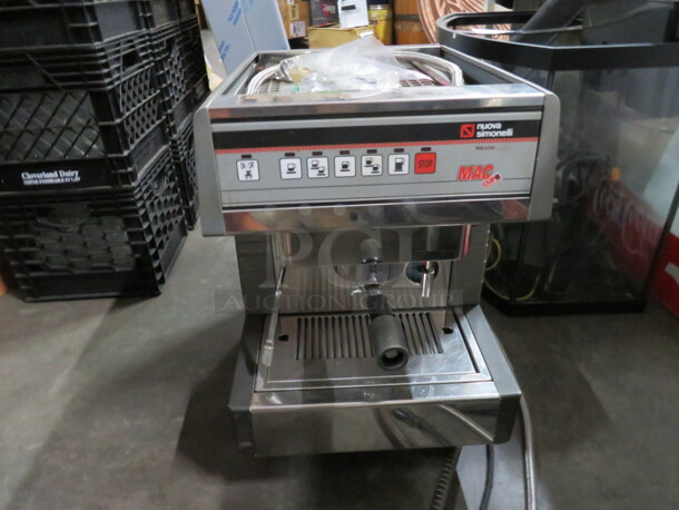 One Nuova Simonelli Espresso Machine. #60617. 120 Volt.