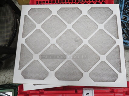 One Lot Of 4 Air Filters 15.5X9.5X2