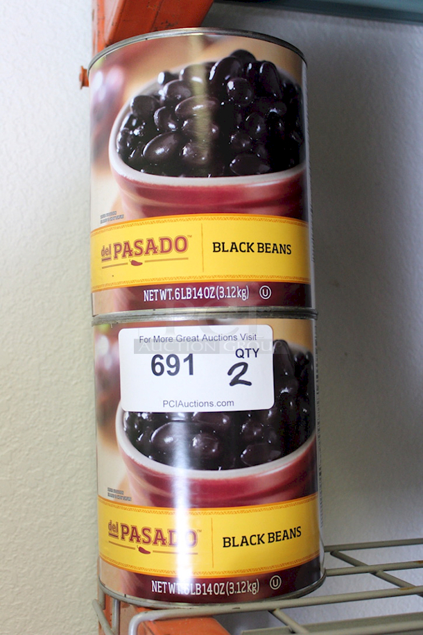 Del Pasado Black Beans - 6Lb 14oz Cans. 2x Your Bid. 