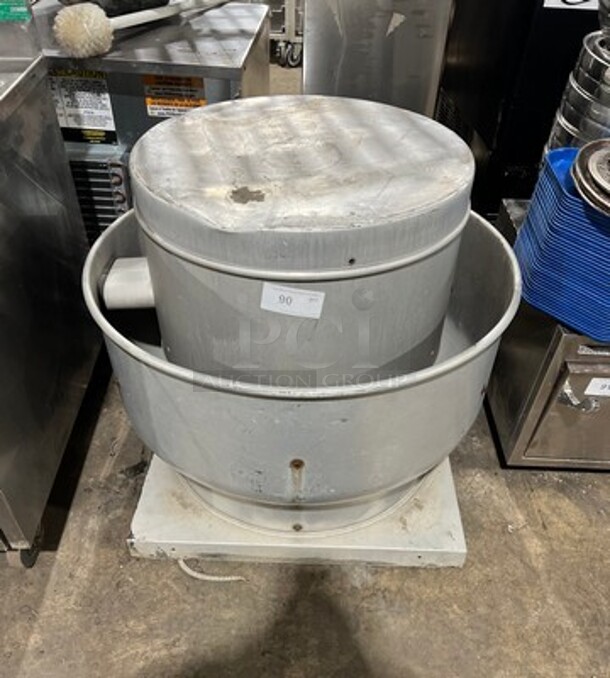 Green Heck Commercial Rooftop Mushroom Exhaust Fan! All Stainless Steel!