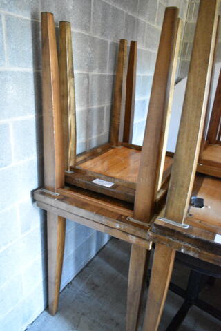 3 Various Wooden Tables. Includes 43x24x33, 24x30x30. 3 Times Your Bid! 