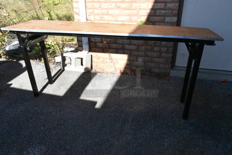 36 Various Folding Table. 72x18.5x31. 36 Times Your Bid! 