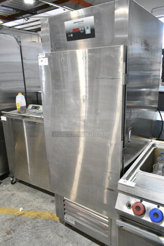 Aladdin Temp-Rite ADL-26 Stainless Steel Commercial Single Door Reach In Cooler. 120 Volts, 1 Phase. Tested and Working!