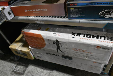 3 IN ORIGINAL BOX! Items Including 2 LP-RMX-BLU Vibration Plates, Sony STR-DH190 Stereo Receiver. 3 Times Your Bid! 