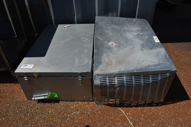 Norlake Self Contained Copeland Model RST64C1E-CAV-108 Compressor and Norlake Model CPB075DC-A Condenser. 208-230 Volts, 1 Phase. 49x37x14