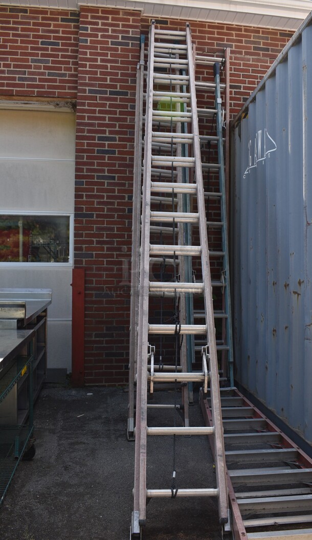 Orange 15.5' Straight Ladder