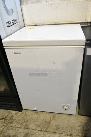 Hisense WFC050M6XWD Metal Chest Freezer w/ Hinge Lid. 115 Volts, 1 Phase. 