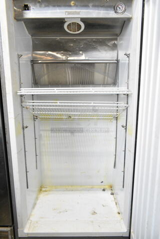 Electrolux KCBM180FQYA Metal Single Door Reach In Freezer. 115 Volts, 1 Phase. Tested and Powers On But Does Not Get Cold