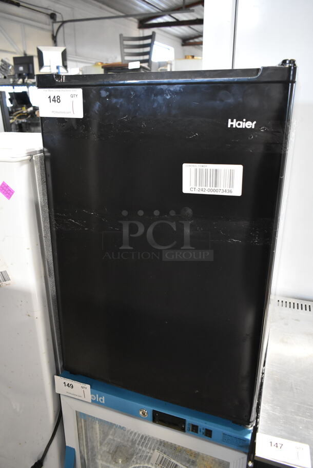 Haier HC27SW20RB Metal Mini Cooler. 115 Volts, 1 Phase. Tested and Powers On But Does Not Get Cold