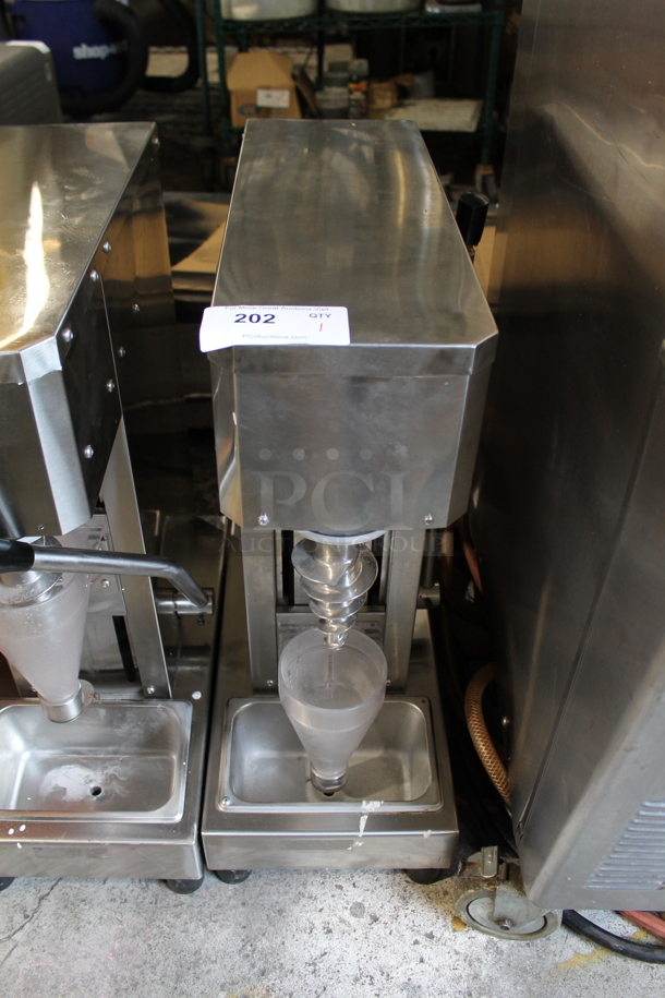 Vevor BJB7150T Stainless Steel Commercial Countertop Frozen Yogurt / Ice Cream Milkshake Mixer. 110 Volts, 1 Phase. Tested and Working!