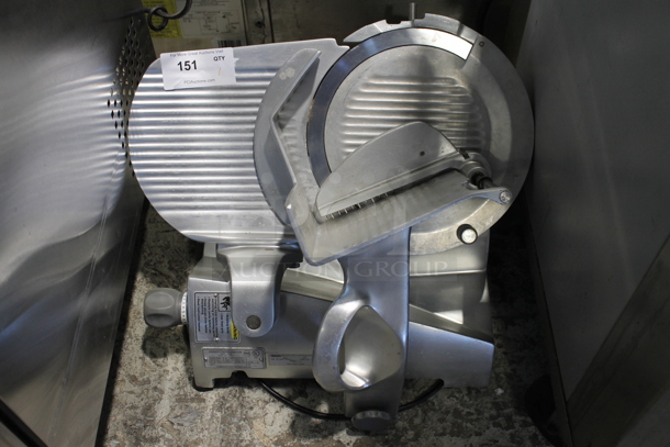 Hobart EDGE Stainless Steel Commercial Countertop Meat Slicer. 120 Volts, 1 Phase. Tested and Working!