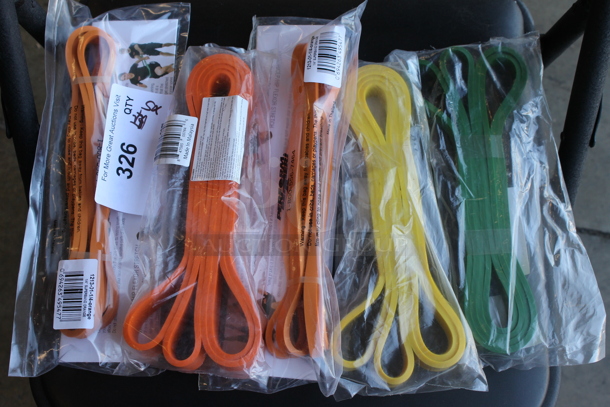 5 BRAND NEW! Superbands Resistance Bands. 5 Times Your Bid!