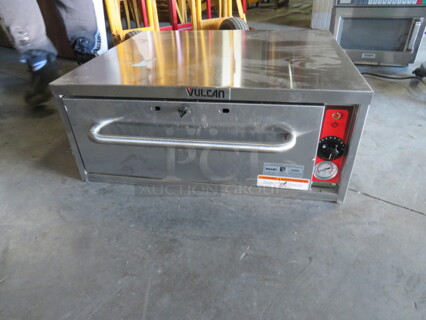 One WORKING Vulcan 1 Drawer Warmer. Model# VW1S. 120 Volt. 27.5X26X11. $1925.00