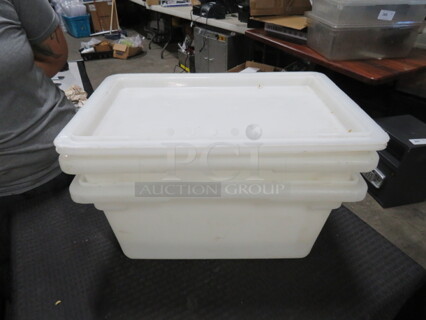 4.75 Gallon Food Storage Container With Lid. 2XBID