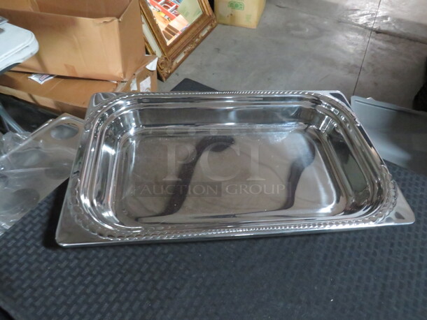 One NEW Vollrath Miramar Full Size  2.5 Inch Deep Decorative Stainless Steel Food Pan. #8230410. #138.99. - Item #1118225
