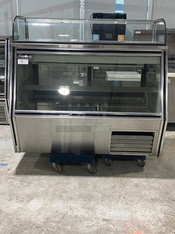 Leader SDL60 60" Refrigerated 7-11 Glass Top Display Case ..... Tested and Working