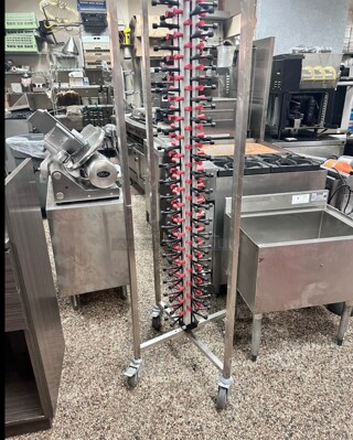 Plate Mate PM84-120 Mobile Plate Rack Holds 84 Plates