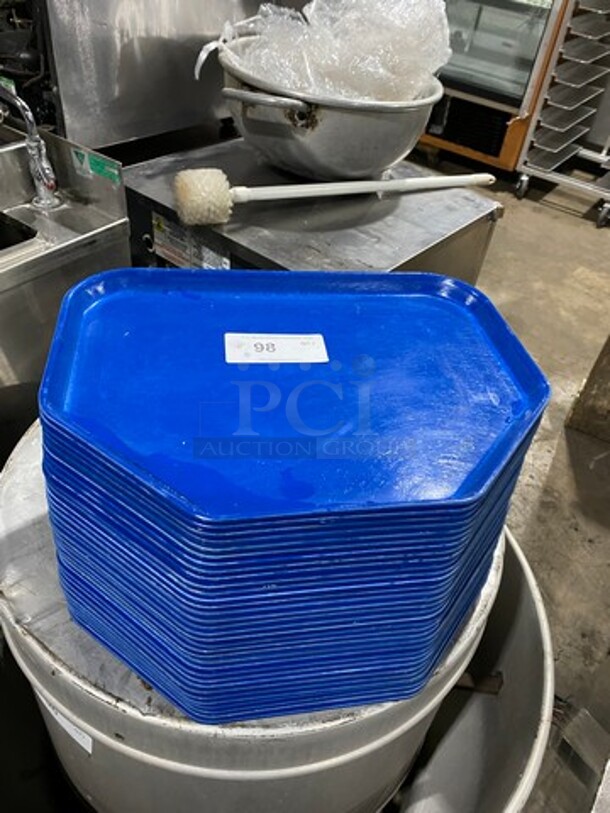 ALL ONE MONEY! Cambro Blue Poly Serving Trays!