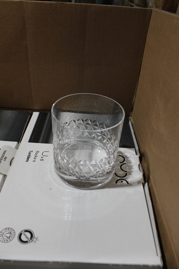 4 Boxes of 24 BRAND NEW Rocks Glasses. 4 Times Your Bid!