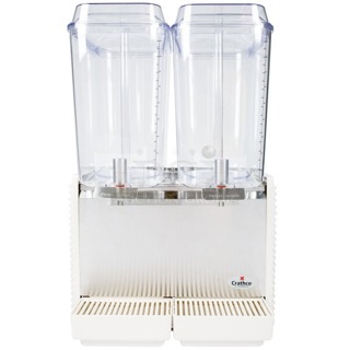 BRAND NEW SCRATCH & DENT! Crathco D25-4 Classic Bubbler Series Double 5 Gallon Bowl High Impact Plastic Refrigerated Beverage Dispenser. Missing the Bowls. S/N: T539095