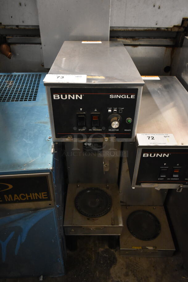 Bunn SINGLE Stainless Steel Commercial Countertop Coffee Machine. 120/208 Volts, 1 Phase.