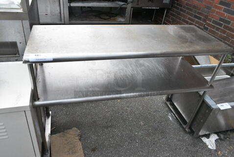 Stainless Steel Commercial 2 Tier Over Shelf. 