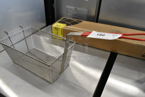 Metal Fry Basket. 