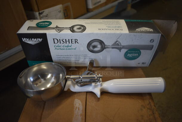 6 BRAND NEW IN BOX! Vollrath Stainless Steel Dishers. 9.5". 6 Times Your Bid!