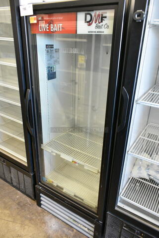 2020 True GDM-12-HC Metal Commercial Single Door Reach In Cooler Merchandiser w/ Poly Coated Racks. 115 Volts, 1 Phase. 