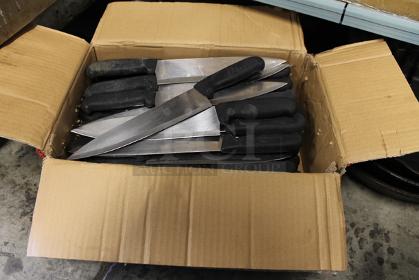 45 SHARPENED Stainless Steel Chef Knives. 45 Times Your Bid!