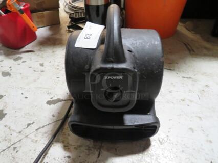 One X Power Air Mover. Model# P80A.