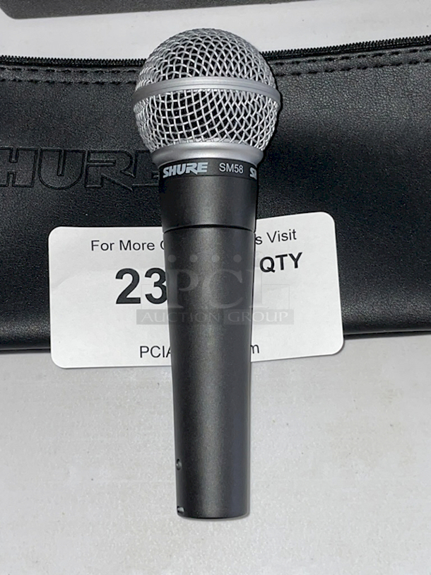 Shure SM58 Dynamic Vocal Microphone with Cardioid Pickup Pattern and 50Hz-15kHz Frequency Response