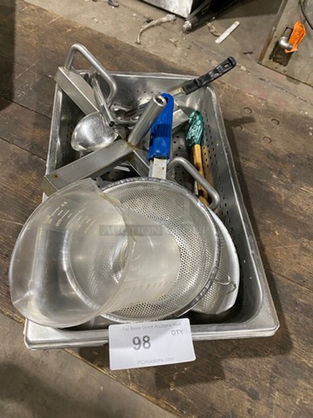 ALL ONE MONEY! MISCELLANEOUS! Includes Strainer, Tongs, And More!