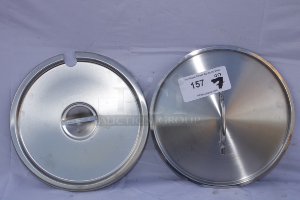 NEW! Vollrath (4) 3911C Optio 11 5/8 10qt Covers and (3) Slotted 10qt Covers. 7x Your Bid