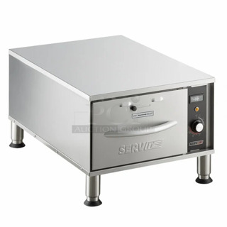 BRAND NEW SCRATCH AND DENT! 2024 ServIt 423WDNFS1 Single Narrow Freestanding Drawer Warmer. 115 Volts, 1 Phase. Tested and Working!