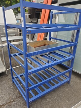 Heavy Duty Blue Rack