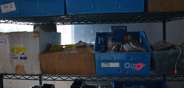 ALL ONE MONEY! Tier Lot of Various Items Including Light Switches, Outlet Covers and Cable Outlets