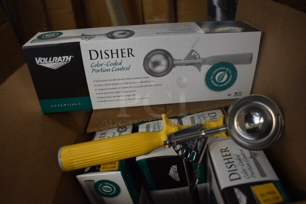 7 BRAND NEW IN BOX! Vollrath Stainless Steel Dishers. 9". 7 Times Your Bid!