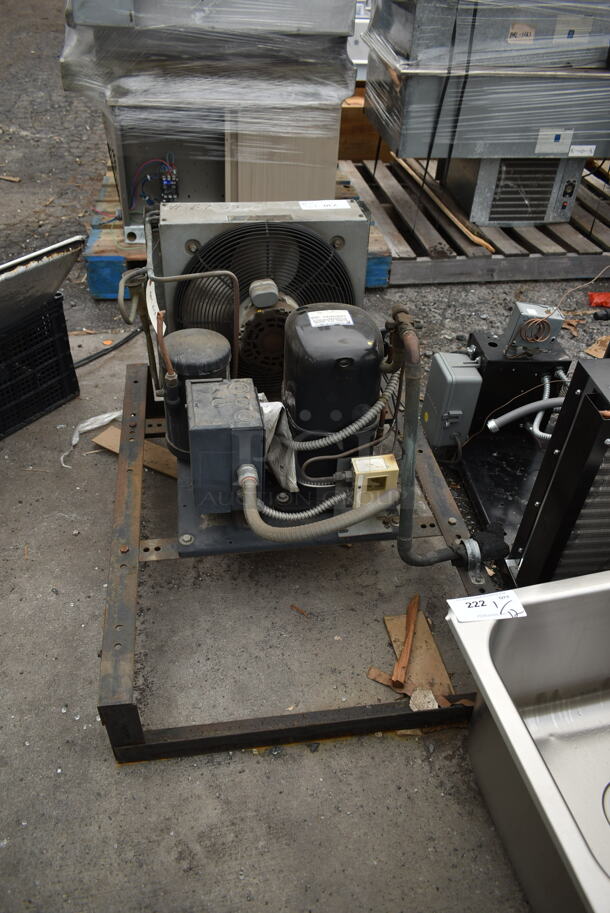 Copeland CR18KQ-TF5-980WB Metal Commercial Compressor for Walk In. 200-230 Volts, 3 Phase. 