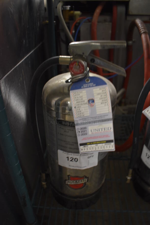 Buckeye Wet Chemical Fire Extinguisher. Buyer Must Pick Up - We Will Not Ship This Item.  8x7x19