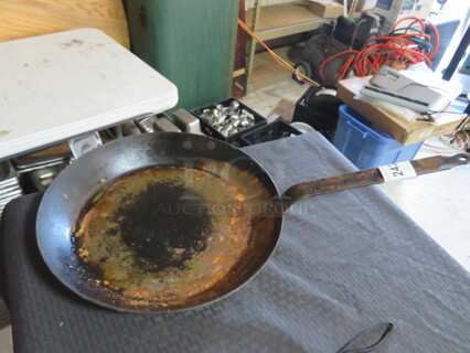 One 16 Inch Heavy Duty Fry Pan.