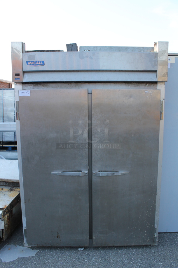 McCall 4-4045F Stainless Steel Commercial 2 Door Reach In Freezer. 115 Volts, 1 Phase. Tested and Does Not Power On