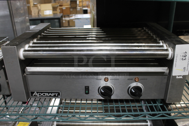 Avantco RG-09 Stainless Steel Commercial Countertop Hot Dog Roller. 120 Volts, 1 Phase. Tested and Working!