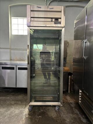 WOW!!! Dukers Commercial Reach In Refrigerator GLASS DOOR
