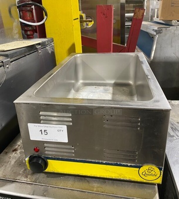 LATE MODEL! 2021 Qualite Commercial Countertop Food Warmer! All Stainless Steel! WORKING WHEN REMOVED! Model: RDFW1200NP 120V