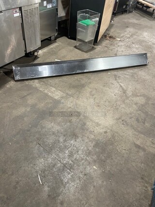 All Stainless Steel! Wall Mounted Commercial Shelf With Backsplash!